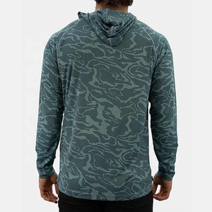 Camisetas de Pesca con Capucha para Pescadores Activos - Protección UPF 50+, Impermeables, Transpirables, Antibacterianas, de Secado Rápido, Unisex para Adultos - Product Image 4