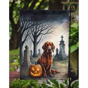 Irish Setter Halloween Jardin Drapeau Spooky Multicolore Boîte Aux Lettres Décorative Cour Bannière pour Patio Oeuvre Et Lits De Fleurs - Product Image 3