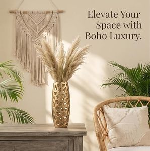 Modern Brass / Aluminum Tabletop <b>Vase</b> 30cm Height Handmade Decorative Flower <b>Vase</b> for Home Interior Design - Product Image 2