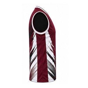 Maillot de volley-ball sans manches personnalisé avec tissu léger et lisse, coupe confortable et respirante, design sportif pour équipe - Product Image 5