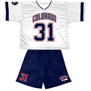 Custom Printed Adults Men's Front Lacrosse Uniform <b>Set</b> Custom Colors Quick Dry Breathable Polyester Team Jersey Shorts <b>Sports</b> - Product Image 2