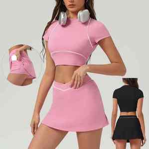 Uniforme de Tenis de Manga Corta, Elegante y Profesional, para Cancha Deportiva, con Tecnología de Secado Rápido, Ajuste Cómodo y Competitivo - Product Image 5