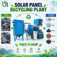 Machine de recyclage des déchets électroniques et des panneaux solaires, broyeur de panneaux photovoltaïques pour les déchets électroniques et les modules PV