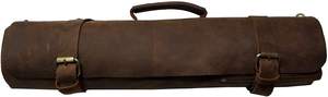 Bolsa de Cuero para Cuchillos de Chef, Estilo Vintage, Resistente, Portátil, de Alta Calidad, para Cocina, LKR-0308, Precio de Fábrica al por Mayor - Product Image 4