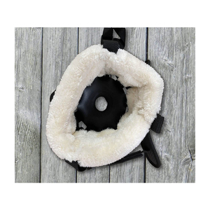 Fournitures équestres de haute qualité, muselière classique pour chevaux, muselière pour chevaux doublée de polaire - Product Image 2
