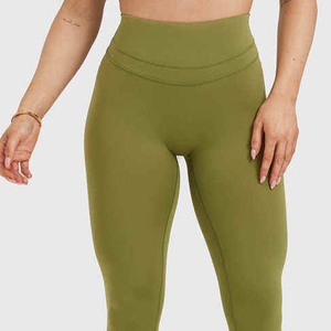 Leggings de Yoga para Mujer, Elásticos en 4 Direcciones, Transpirables, Nuevo Diseño, Precio Razonable, Sólidos, Casuales - Product Image 4