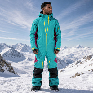 Combinaison de ski imperméable haut de gamme pour homme, combinaison de snowboard professionnelle, combinaison d'hiver pour la neige, équipement de ski haut de gamme - Product Image 3