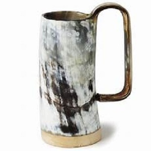 Vikingo respetuoso con el medio ambiente cuerno de buey cerveza beber taza pulido cuerno de buey de búfalo tazas para decoración precio de fábrica de F S International - Product Image 5