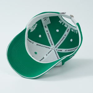 Casquette de baseball personnalisée à 6 panneaux bicolore avec logo brodé en 3D, prix d'usine pour le sport et la course - Product Image 2