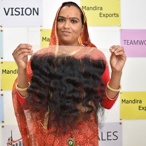 Cheveux Bruts Vierge Cheveux Naturels 13*6 Frontal Ondulé Non Traité Tissage Fournisseur Couleur Naturelle Vierge Indien Extensions de Cheveux Humains - Product Image 5