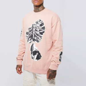 Sudadera de Felpa de Manga Larga 100% Algodón, Corte Regular, Personalizada con Logotipo Bordado o Serigrafiado OEM/ODM - Product Image 1