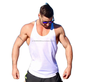 Débardeur de sport pour homme, débardeur musculaire ajusté, t-shirt de fitness, t-shirt de sport en spandex, design personnalisé, débardeur de sport pour homme - Product Image 1