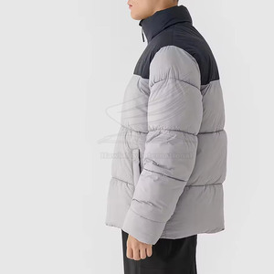 Chaqueta de Invierno Acolchada de Algodón 100% de Primera Calidad para Hombre, Estilo Urbano, Logotipo Frontal Personalizable - Product Image 3