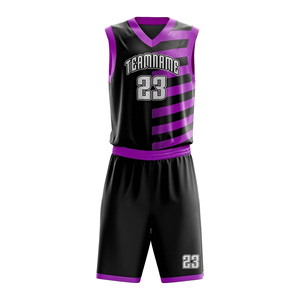High Quality Dry Fit Basketball Uniform Men | Custom Heat Transfer 100% Polyester Breathable TeamWear | Wholesale <b>Athletic</b> Fit - Product Image 5