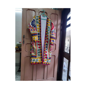 เสื้อแจ็คเก็ตผ้าปะติดปักมือสไตล์บันจารา วินเทจ ลายชนเผ่า โบโฮ สำหรับผู้หญิง แฟชั่นดีไซเนอร์ - Product Image 1