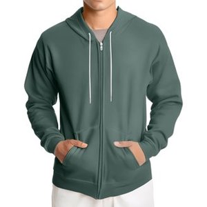 Ribbed Cuffs Fleece Lined Men's Autumn <b>Zipped</b> <b>Hood</b> Long Regular Fit Polyester/Cotton Anti-shrink STELLAR - Product Image 2