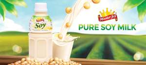 Leche de Soja Premium Esterilizada Sin OMG HALAL MASTER JOY de Malasia en Caja y Botella Lista para Enviar - Product Image 3