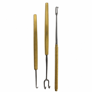 Ensemble de 3 crochets à une seule pointe Joseph de qualité supérieure en acier inoxydable, instrument de rhinoplastie et de chirurgie plastique, certifié CE, chirurgical - Product Image 1