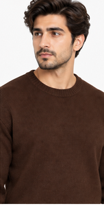 Pull en maille à col montant pour homme, personnalisable avec logo, pull d'hiver chaud, pull tendance, pull en maille de haute qualité en gros - Product Image 5