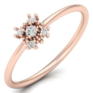 Anillos de diamantes creados en laboratorio de oro puro de 14K, diseño único, banda de plata para bodas, venta directa del fabricante para fiestas - Product Image 2