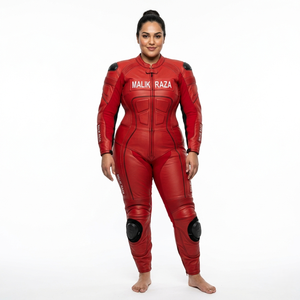 Combinaison en cuir pour moto sur mesure pour femme, adaptée à la silhouette - Product Image 6