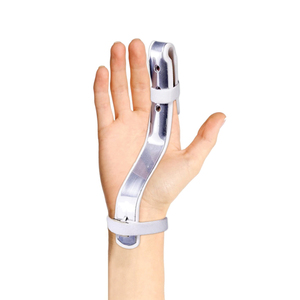 Férula ajustable para extensión de dedos, para recuperación de lesiones de tendones, alivio del dolor, soporte ligero de aluminio, cómoda férula para dedos - Product Image 1