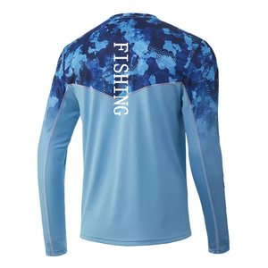Maillot de pêche personnalisé unisexe en sublimation, protection solaire UPF 50, maillot de pêche performant 100% polyester - Product Image 2