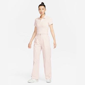 Polo haut court femmes vêtements personnalisés 2025 haut court Polo femmes bouton up Blouse Style Polo tricoté - Product Image 6