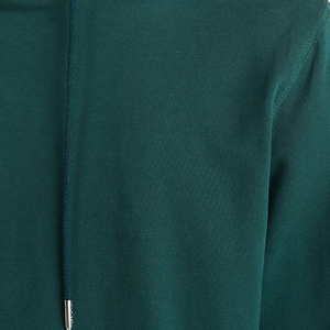 เสื้อฮู้ดผู้ชายสีเขียวเข้ม ทรงปกติ ผ้าฝ้ายเฟรนช์เทอร์รี่ สวมใส่สบาย มีกระเป๋า เหมาะสำหรับใส่ในฤดูใบไม้ร่วง - Product Image 6