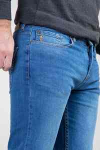 Jeans en denim délavé pour homme, coupe droite personnalisée, de haute qualité, séchage rapide, vêtements de mode pour l'hiver - Product Image 5
