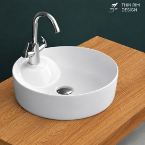 Lavabo Moderno SERA con Certificación NSF, Acabado Pulido Brillante, Desagüe Incluido, Grifo de Palanca, Montaje en Encimera de un Solo Orificio, 12L - Product Image 3