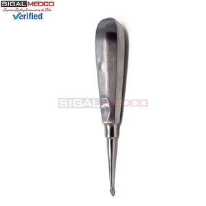 Dental Elevator Spade Tip ELE 0063 for Molar Root Extraction, Stainless Steel Hollow Handle Surgical Implant Medic Instruments - Product Image 3