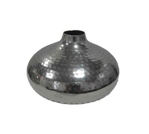Vase élégant en aluminium avec texture artistique pour l'affichage d'arrangements floraux décoratifs - Product Image 2