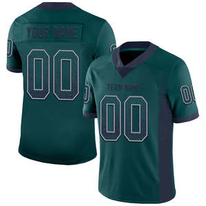 Maillot de football OEM personnalisé par sublimation, style décontracté, 100 % polyester polaire, nom et numéro de l'équipe imprimés - Product Image 1
