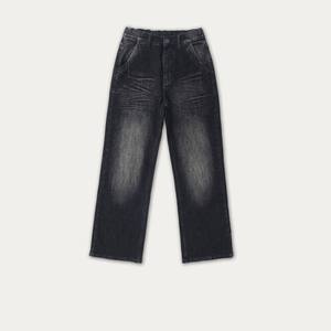 Pantalones Vaqueros Negros de Corte Holgado, Diseño Original, Nueva Colección, Pantalones Vaqueros Anchos para Chicos, Estilo Polar Skate - Product Image 3
