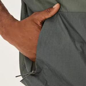 Chaqueta cortavientos de nailon fino de la mejor calidad de calle alta, ropa deportiva informal impermeable personalizada para exteriores, bordado de Color para correr - Product Image 5