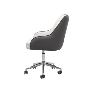 Fauteuil de pédicure moderne en PU avec dossier fixe, hauteur réglable et base pivotante pour usage en spa - Product Image 3