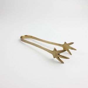 Luxury Gold Stainless Steel Ice Tongs With Vintage Rose Relief Design Mini Sugar Cube Tongs For Coffee Bar Appetizers & Wedding - Product Image 4