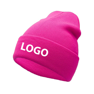 Bonnet en tricot slouchy brodé sur mesure, en acrylique premium, pour l'hiver, OEM ODM, marque privée KRAVEN SPORTS, usage quotidien pour bébés - Product Image 1
