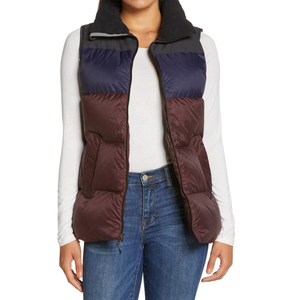 Lightweight Fabric Comfortable Fit Winter Outdoor Fashion Wear OEM Custom <b>Women</b> Puffer Vest Quilted <b>Waistcoat</b> Warm Padding - Product Image 1