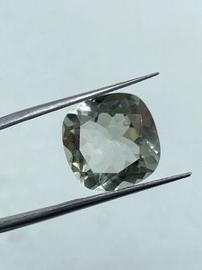Natural High Quality Green Amethyst Gemstone Loose Stone 9.74Carat 14MM Green <b>Colour</b> Jewelry Making - Product Image 4