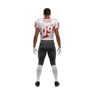 Ensemble d'équipement de football américain robuste pour hommes, entraînement et pratique, polyester, construction à double épaule, uniforme avec logo personnalisé - Product Image 3