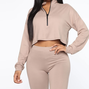 Ensemble de survêtement unisexe gris à capuche, manches longues, couleur unie, vêtement décontracté, matière polaire, coupe régulière, séchage rapide, avec poche - Product Image 4