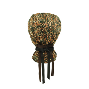 Gorro Quirúrgico para Mujer, Marca Privada OEM, de Algodón Transpirable, Ajustable con Lazos Traseros, para Enfermeras y Personal Médico, para Quirófano y Hospital - Product Image 3