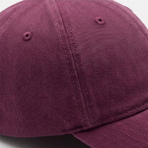   Gorra de Béisbol de 6 Paneles con Visera Ajustable, Unisex, Color Sólido, Sarga de Algodón, Estilo Casual - Product Image 5