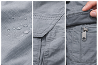 Pantalon cargo unisexe en nylon et coton, respirant, imperméable, à séchage rapide, avec fermeture éclair, pour homme, idéal pour le sport, la randonnée et les activités de plein air en hiver.