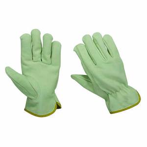 Guantes de Trabajo Industriales de Piel de Cabra Resistentes, Suaves y Cómodos, Color Beige, Resistentes al Calor, para Jardinería - Product Image 4