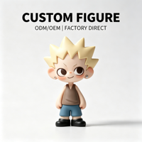 Figura de Anime Personalizada, Modelo de Personaje de Juguete de Plástico, Impresión 3D, Juguete Coleccionable de PVC, Fábrica OEM