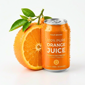 Jus de pomme 100% pur, pressé à froid, non concentré, naturel, sans sucre ajouté, boisson en conserve 330ml, OEM, marque privée - Product Image 5