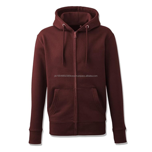 Vente en gros de streetwear sweat à capuche lourd et surdimensionné sans ficelle sweat à capuche zippé vintage lavé à l'acide sweat à capuche de base pour hommes - Product Image 5
